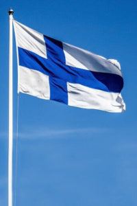 Bandera finlandesa